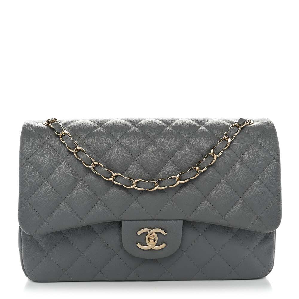 Chanel Caviar Quilted Jumbo Double Flap #320372C74B